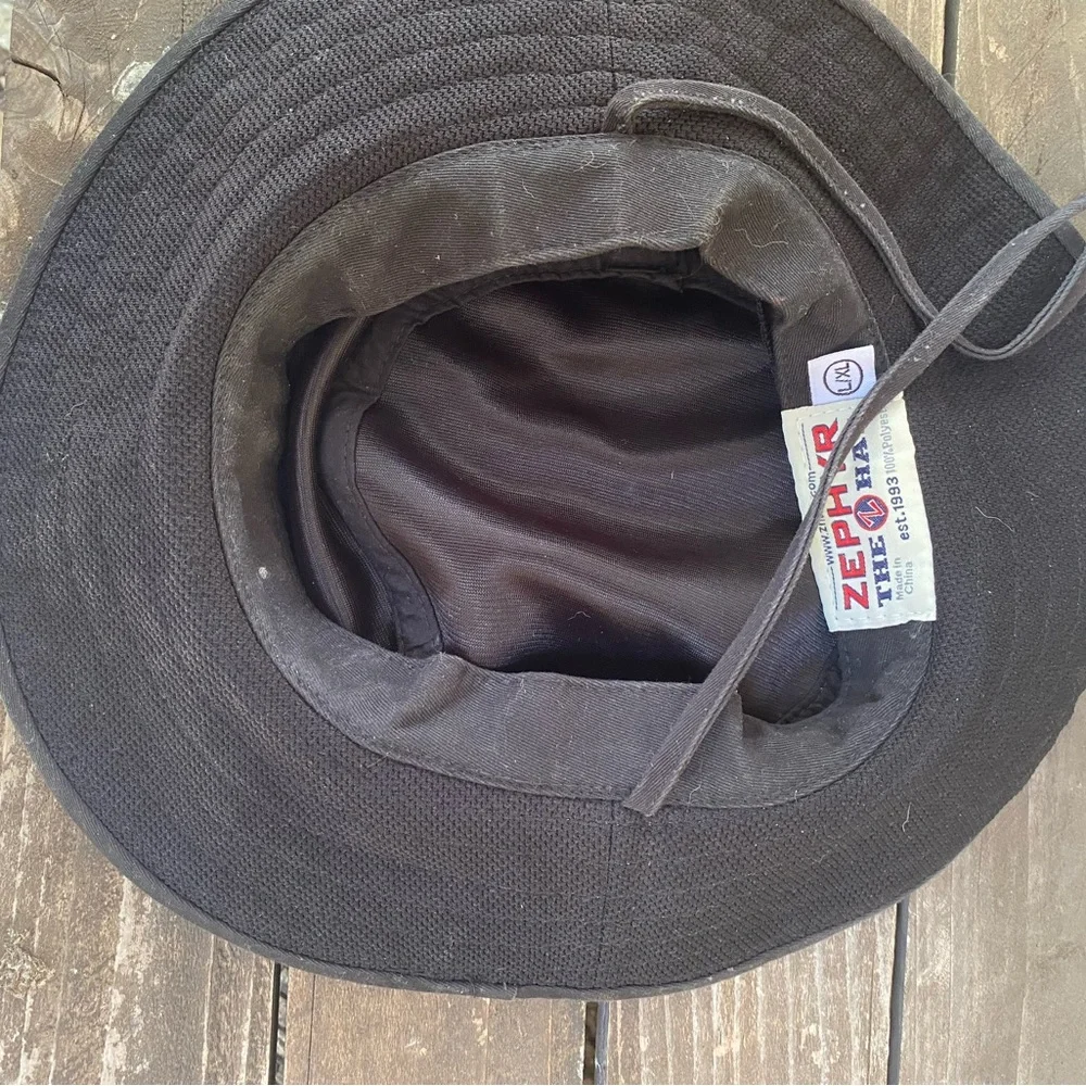 Zephyr Black Bucket Hat with Texas Tech Logo - Picture 3 of 5
